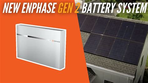 New Enphase Gen 2 Battery Revealed Enphase IQ YouTube