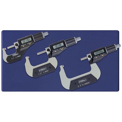 Fowler Xtra Value II Electronic Micrometer Set 54 870 103 0 BOM