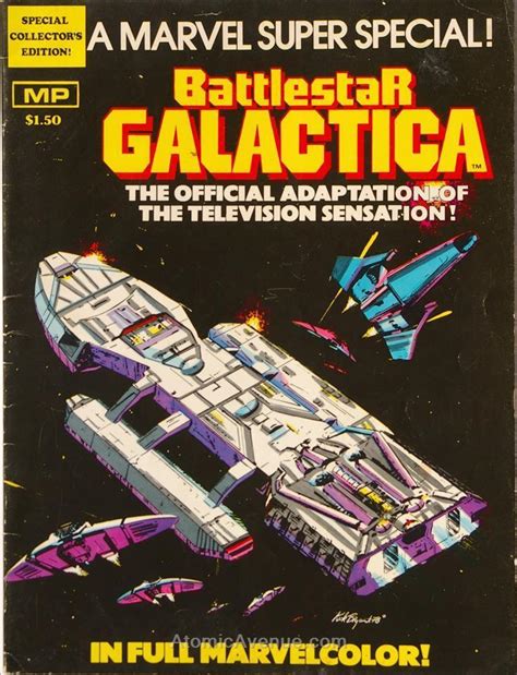 Marvel Super Special B Fn Marvel Tabloid Battlestar Galactica We