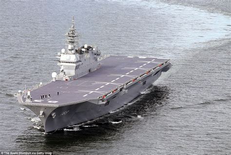 The sun rises again: Japanese navy gets new helicopter carrier that is ...