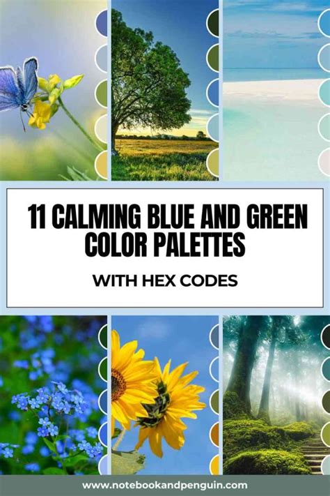11 Beautiful Blue And Green Color Palettes (With Hex Codes)