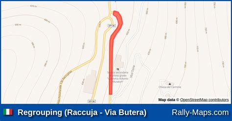 Regrouping Raccuja Via Butera Stage Map Rallye Dei Nebrodi 2024