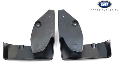 Gmc Acadia Front Rear Molded Splash Guard Pkg Black Use