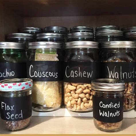 The Best Way To Label Mason Jars - Sabrinas Organizing