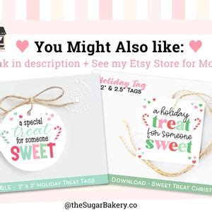 A Hot Chocolate TREAT For Someone Sweet TAG Cocoa Tag Printable Christmas Cookie Treat Tags