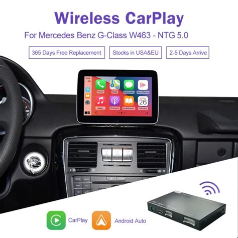 Wireless Carplay Android Auto Retrofit Kit For Mercedes Benz G Class