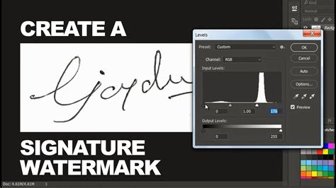 Make Your Own Signature Into Watermark In 2 Minutes PSDESIRE