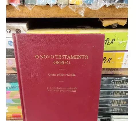 Livro Capa Dura O Novo Testamento Grego Introdução Em Português