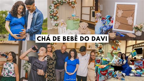 VLOGÃO chá de bebê do Davi Muitas brincadeiras comida boa abrindo