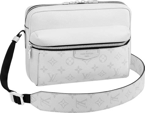 Louis Vuitton White Outdoor Messenger Bag Inc Style