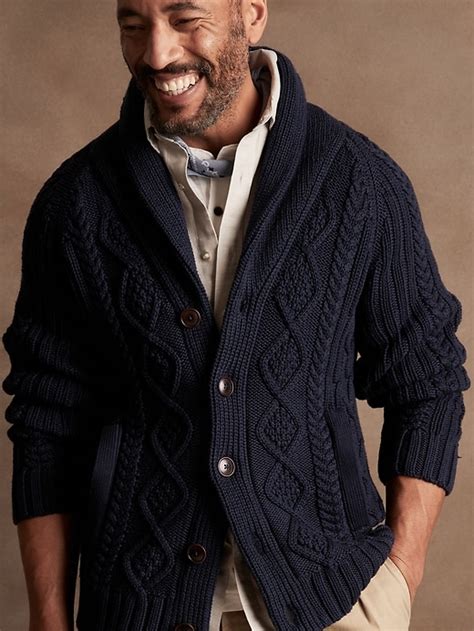 Shawl Collar Cardigan Banana Republic