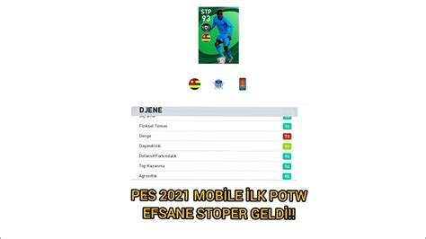 Efsane B Defans Geld Defans F Zk St Pes Mob Le Lk Potw