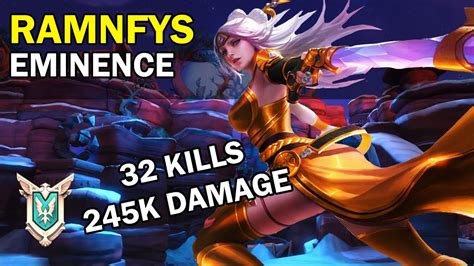 Ramnfys Lian 32 Kills 245k Damage Paladins Competitive Master