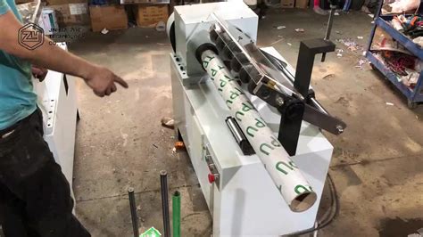 Hj Easy Operation Semi Automatic Pneumatic Multi Cutters Paper Tube