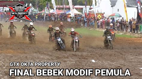 FINAL BEBEK MODIF PEMULA GRASSTRACK OKTA PANGANDARAN YouTube