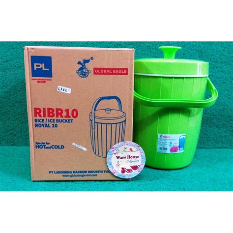 Termos Nasi Es Rice Bucket Temapt Es Liter Global Eagle Shopee