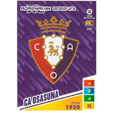 Sale Cards Escudo Osasuna Adrenalyn XL Liga Santander 2022 23