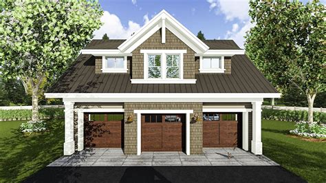 3 Car Garage Apartment with Class - 14631RK | Architectural Designs ...