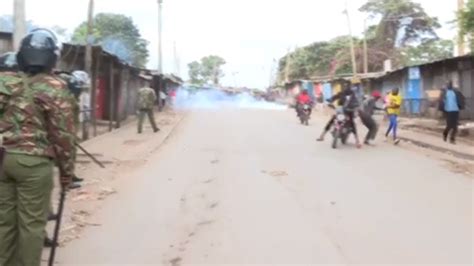 Maandamano Teargas Lobbed As Anti Government Protesters Gather In Nairobi