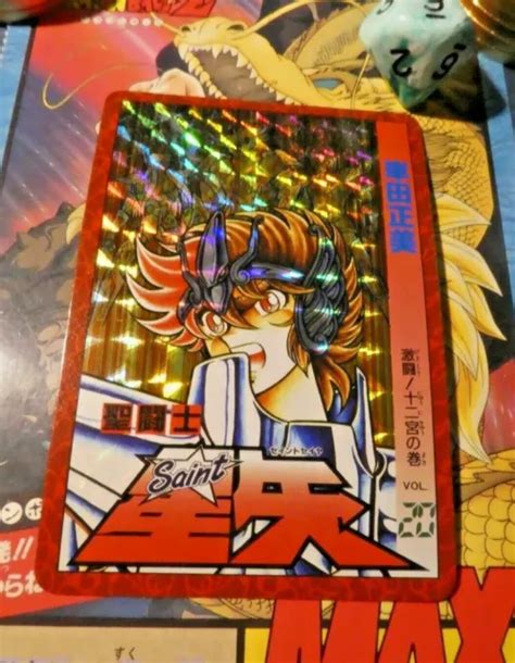 SAINT SEIYA ANIME Manga Fan Card Fancard Sft Carddass Prism Holo Carte