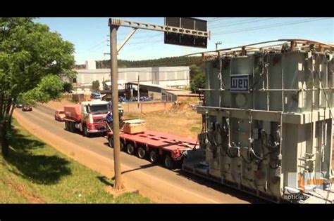 Transporte De Transformador Para A Usina De Itaipu Exige Grande