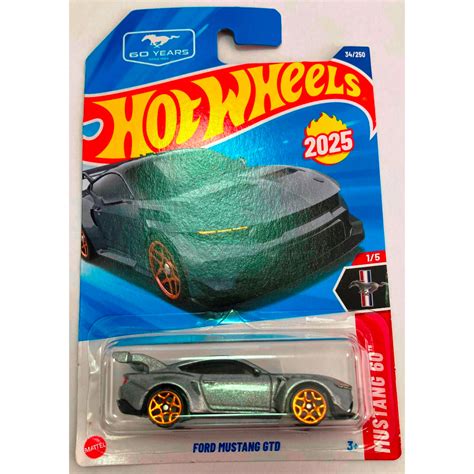 Hot Wheels Mainline Ford Mustang GTD Shopee Brasil