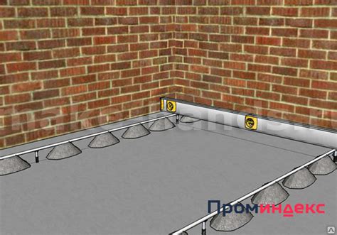 Маяк для пола: Маяки для стяжки: виды маяков для стяжки