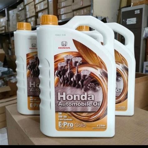 Jual OLI HONDA E PRO GOLD 0W 20 KEMASAN 4 LITER Jakarta Barat