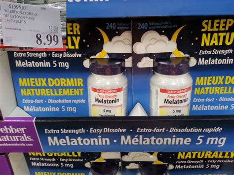 6159510 Webber Naturals Melatonin 5 Mg 240 Tablets 3 00 Instant Savings 8 99 Costco East Fan Blog