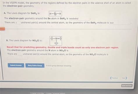 Solved A. The Lewis diagram for SO2Cl2 is: The electron-pair | Chegg.com