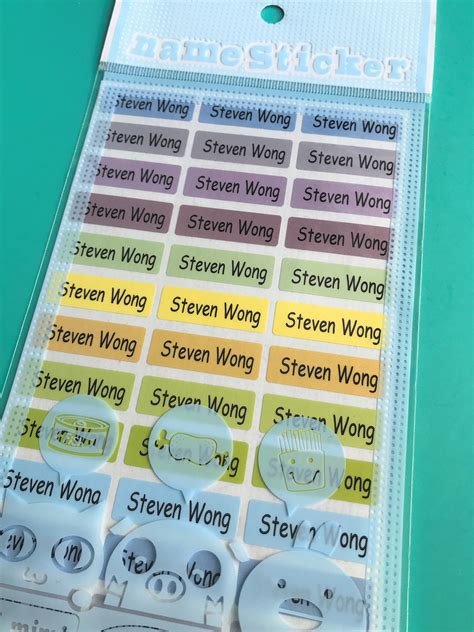 Labels Paper & Party Supplies 46x15mm /Custom Waterproof Color Name ...