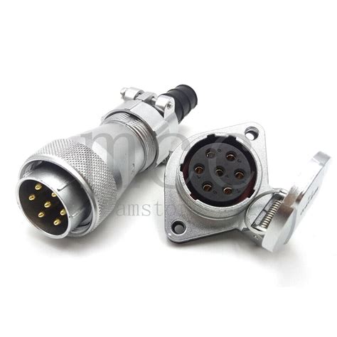 WEIPU WF28 IP67 7 Pin Waterproof Connector Aviation Plug Socket Wire