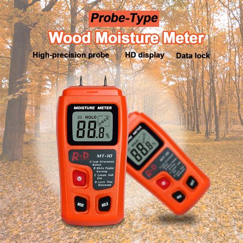 R D Mt Wood Moisture Meter Paper Humidity Tester Wall Hygrometer