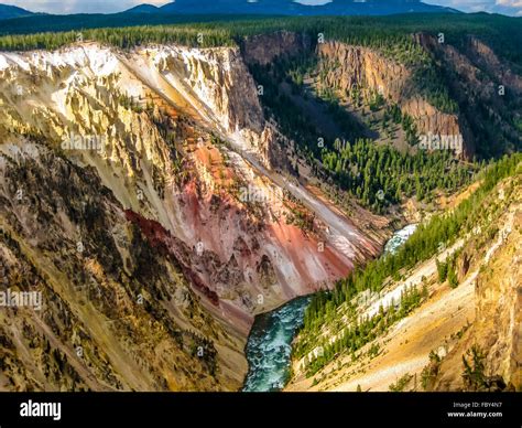 Yellowstone Lower Falls Stock Photo - Alamy