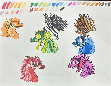 My Dragon Ocs By Sharkkitty500 On Deviantart