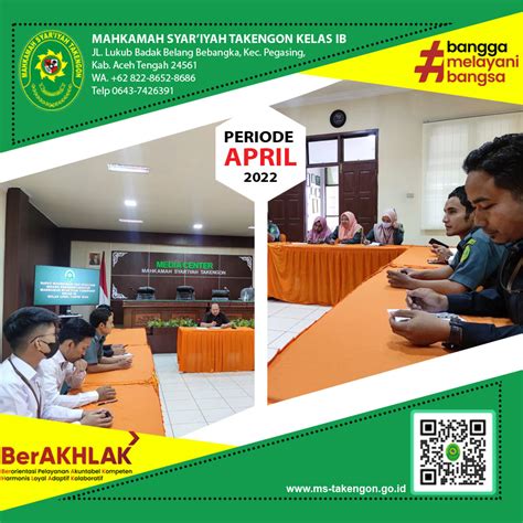 MS Takengon Rapat Koordinasi Dan Evaluasi Kesekretariatan Bulan April