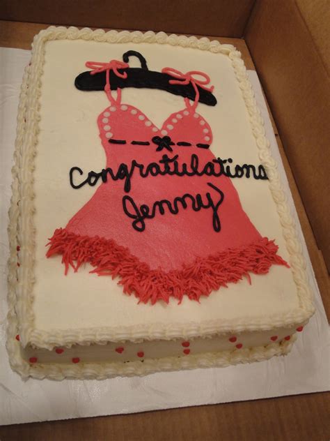 Lingerie Shower Cake CakeCentral