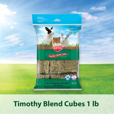 Kaytee Timothy Hay Blend Cubes 1 Pound Dry Pet Food