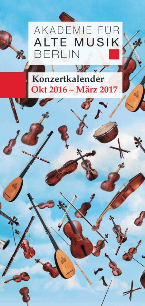 Konzertkalender Akademie Für Alte Musik Berlin