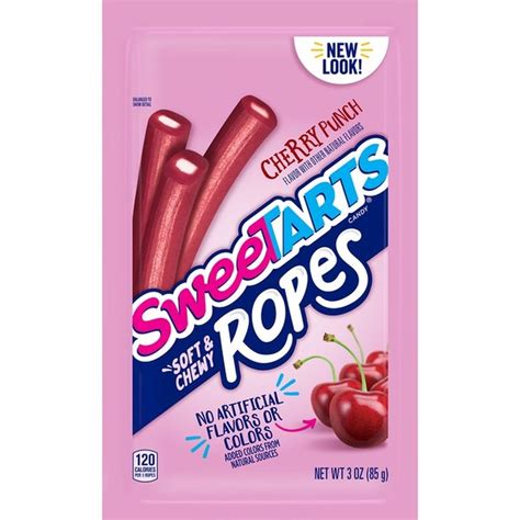 Sweet Tarts Cherry Punch Soft & Chewy Ropes Sugar Candy (3 oz) Delivery ...