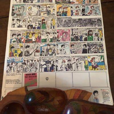 Sex Pistols Promo Poster 1977 Cartoon Reverb UK