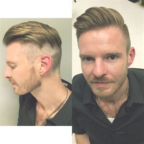 Mens High Fashion Disconnected Undercut Retro Haircut By Elmira