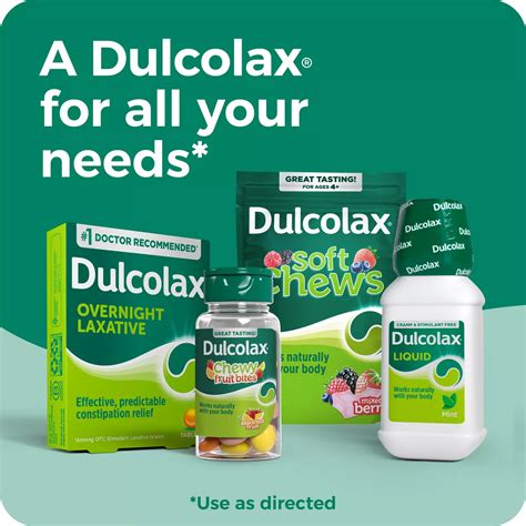 Dulcolax Soft Chews Laxative Mixed Berry Shop Digestion And Nausea At H E B