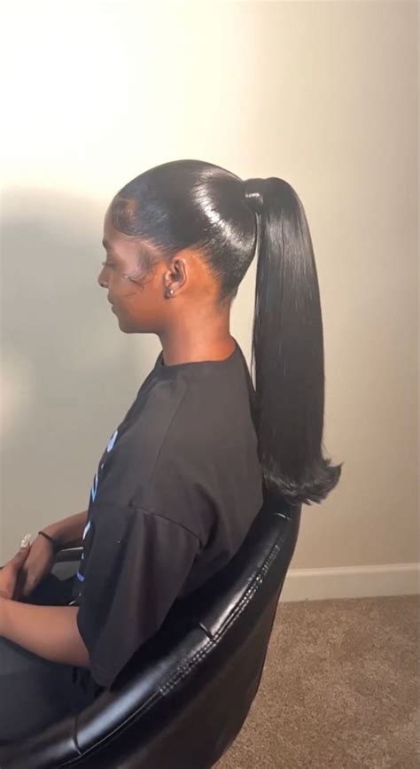 𝙋𝙄𝙉 𝙪𝙧𝙗𝙖𝙣𝙗𝙧𝙖𝙩𝙩𝙞𝙚 ૮₍˃̵֊ ˂̵ ₎ა Sleek Ponytail Hairstyles Hair