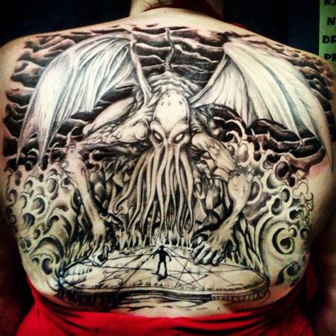 Cthulhu back tattoo. by EffieBoneata on DeviantArt