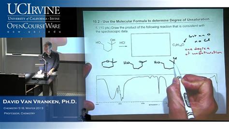 Organic Chemistry 51B. Lecture 16. Infrared Spectroscopy + Ch. 14 ...