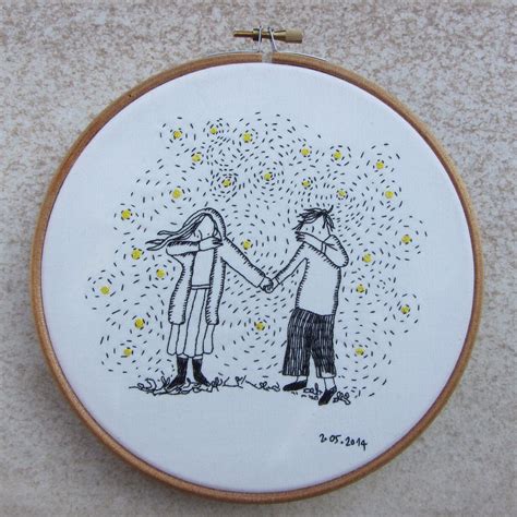 Dibujo De Ari Fleck Bordado Cristina Chanche Hand Embroidery