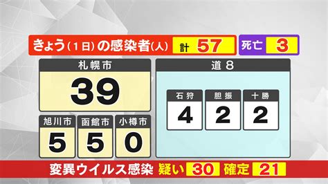 道内最新感染者数【4月1日木】｜hbc 新型コロナウイルス北海道情報｜note