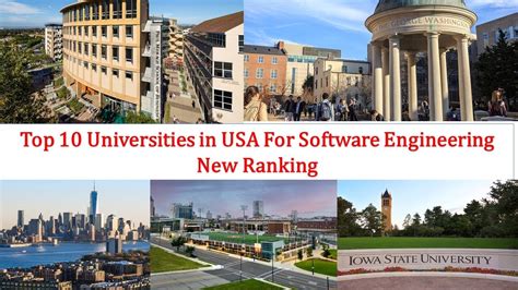 Top 10 UNIVERSITIES IN USA FOR SOFTWARE ENGINEERING New Ranking YouTube