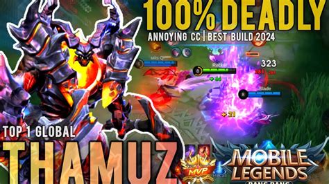 Thamuz Best Build 2024 Top Global Build Thamuz Gameplay Mobile